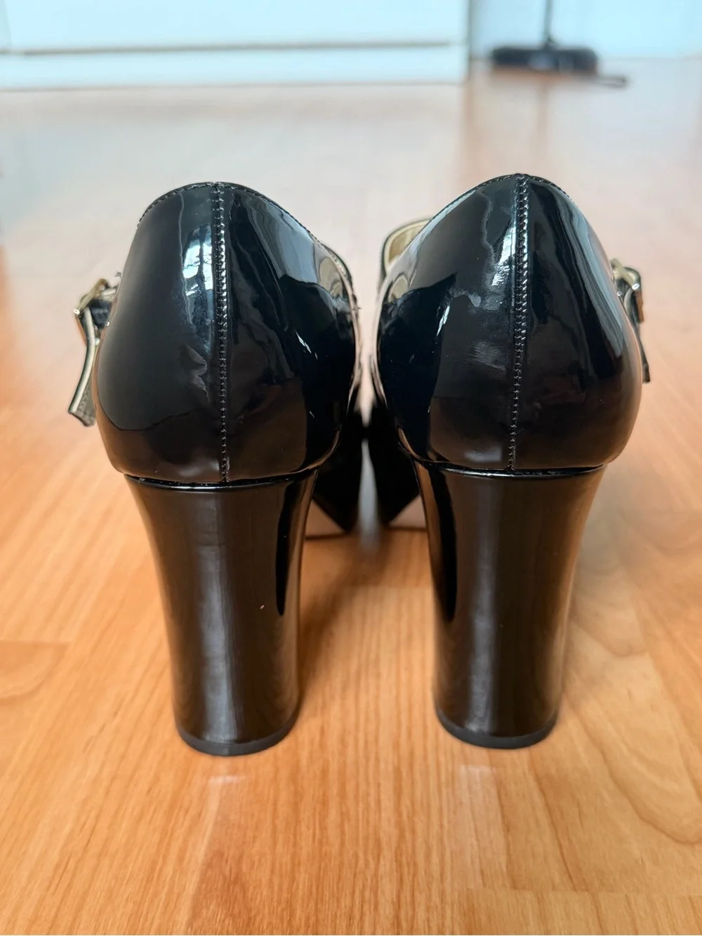 Jessica Simpson Black Mary Jane Platform Pumps